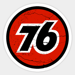 76 gas station Sticker